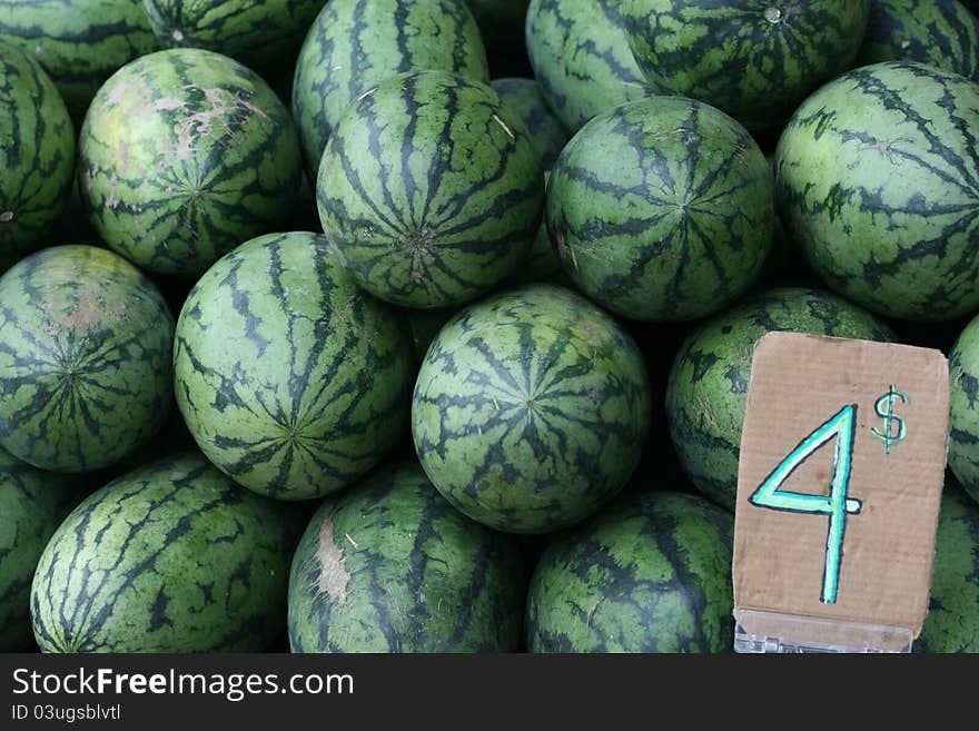 Watermelon on sale