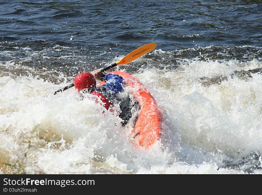 Whitewater Kayaker