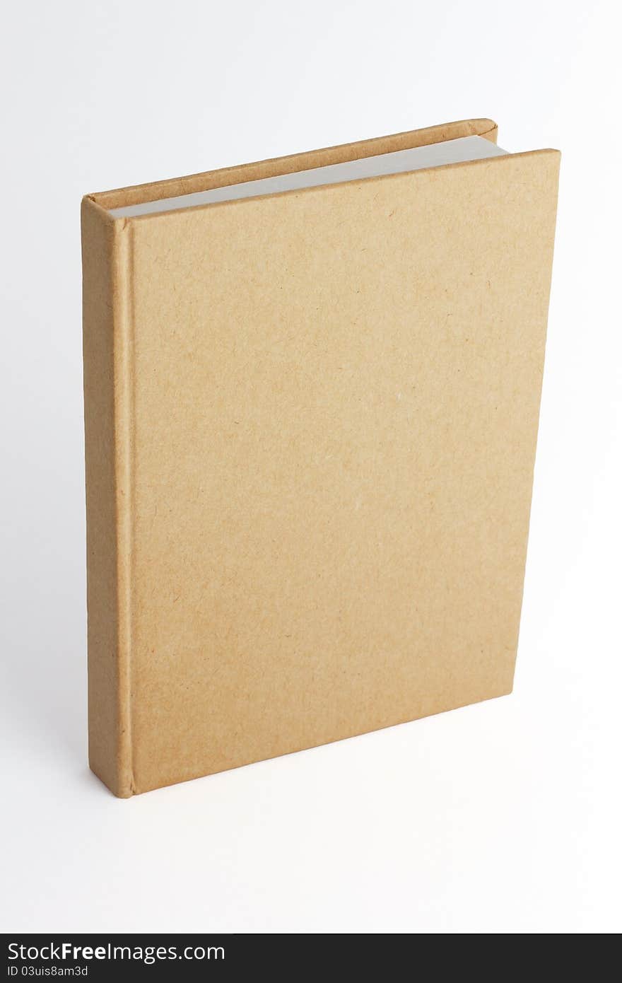 Notebook with a blank cover to fill with an image.