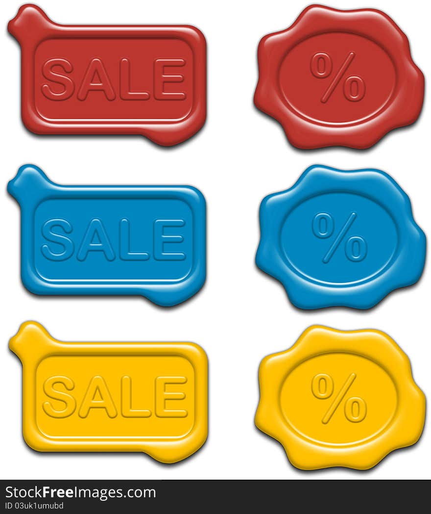 Discount Percentage Seals