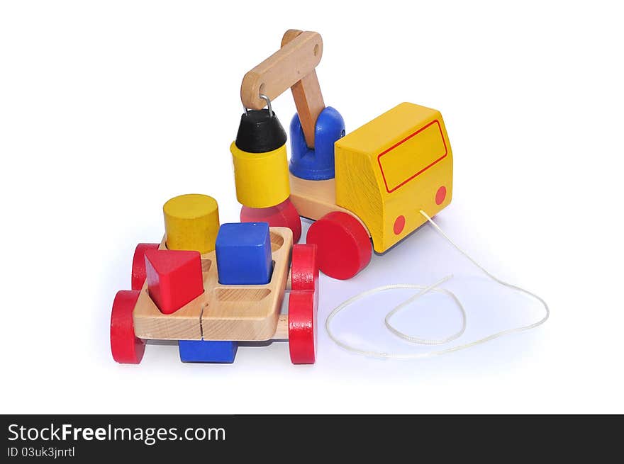 Wooden truck for kids