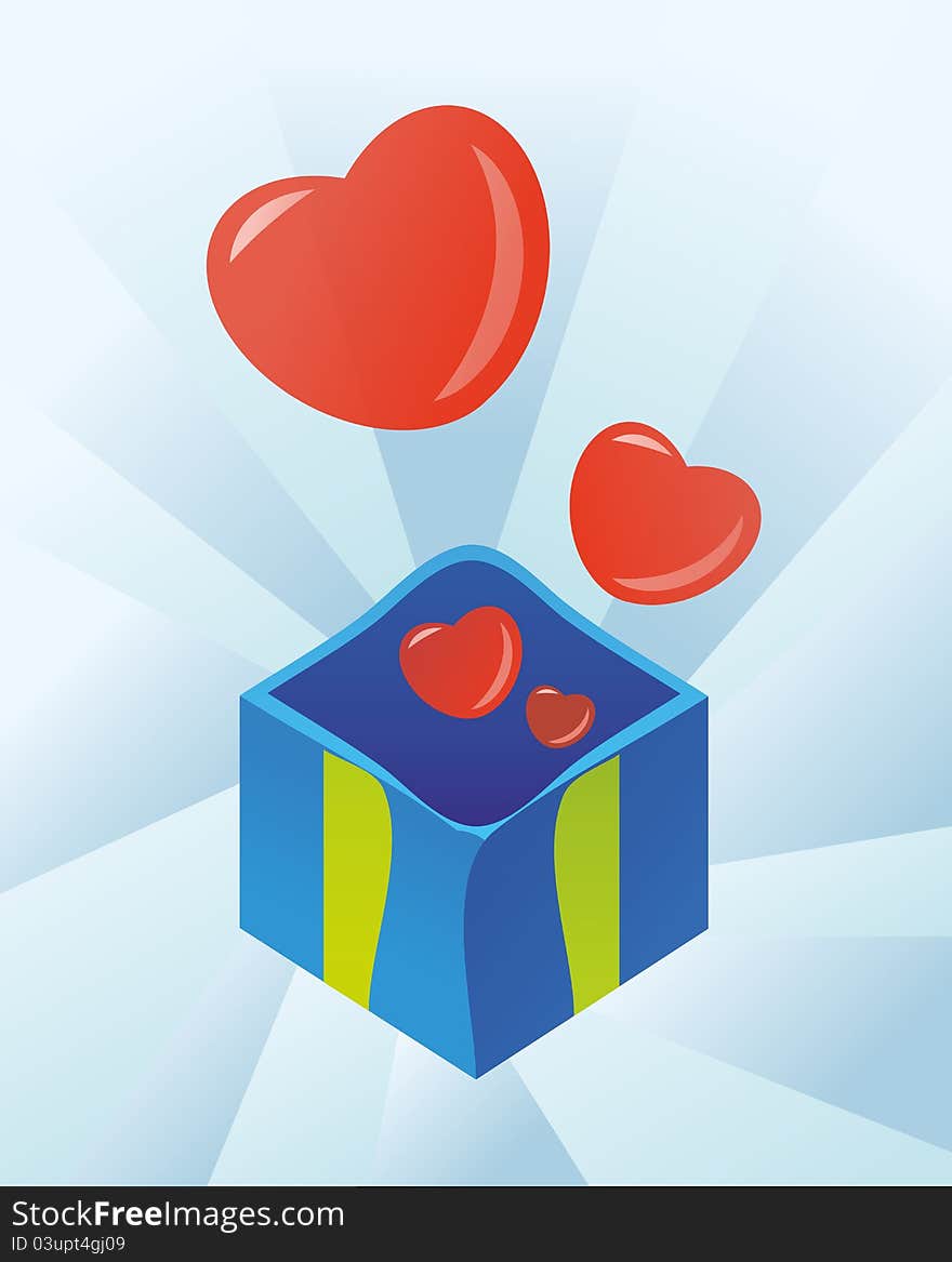 Box With Hearts