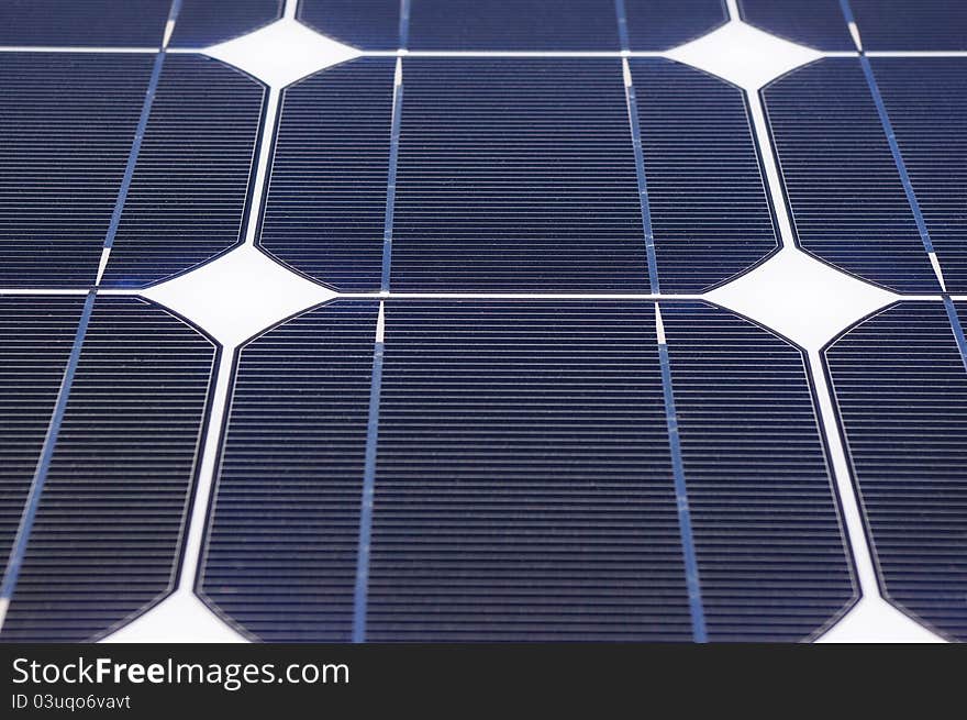 Clean energy generating solar panel close-up. Clean energy generating solar panel close-up.