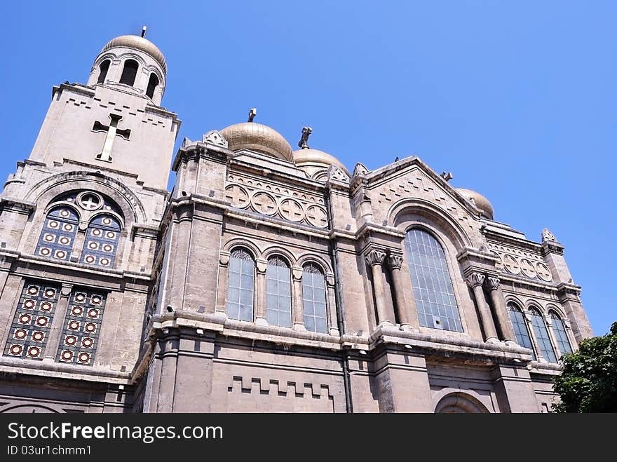 Assumption Cathedral in Varna, Bulgaria. Assumption Cathedral in Varna, Bulgaria