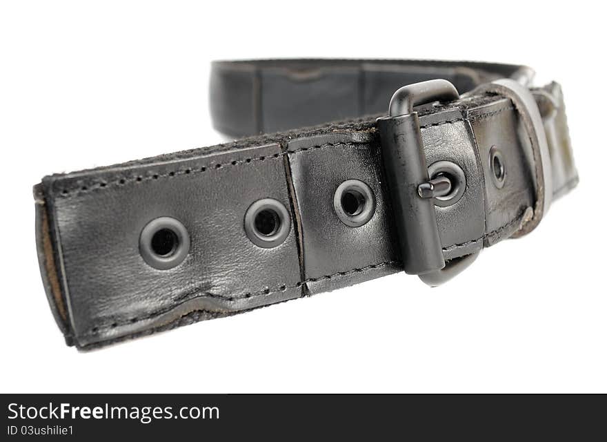 Black Leather Belt