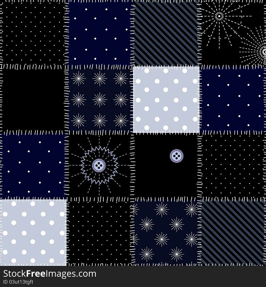 Snowflakes patchwork