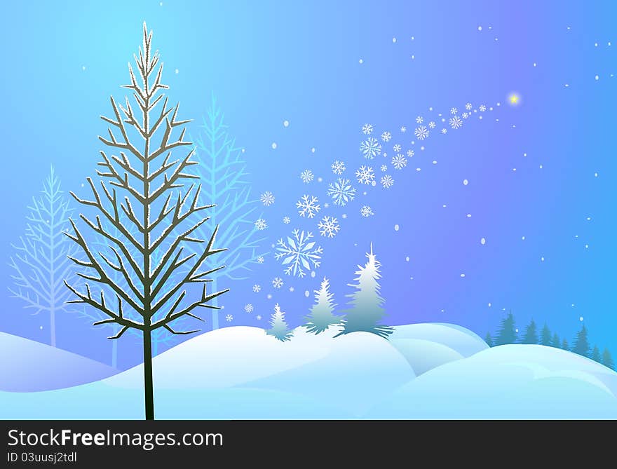 A beautiful Christmas and New Year background perfect for this season