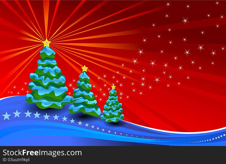 Christmas and New Year background