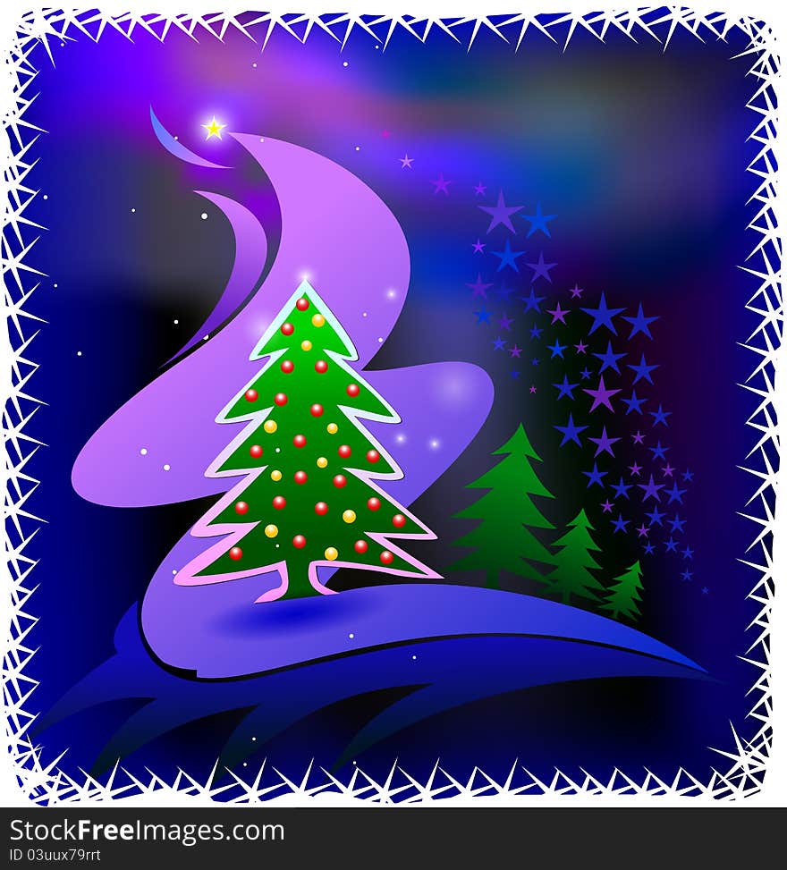 A beautiful Christmas and New Year background perfect for this season