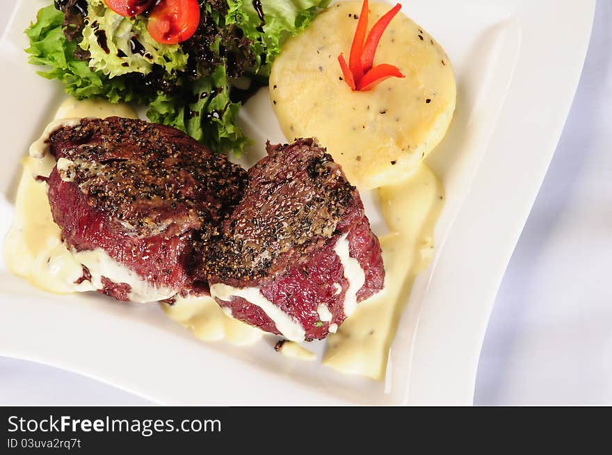 Fillet mignon.