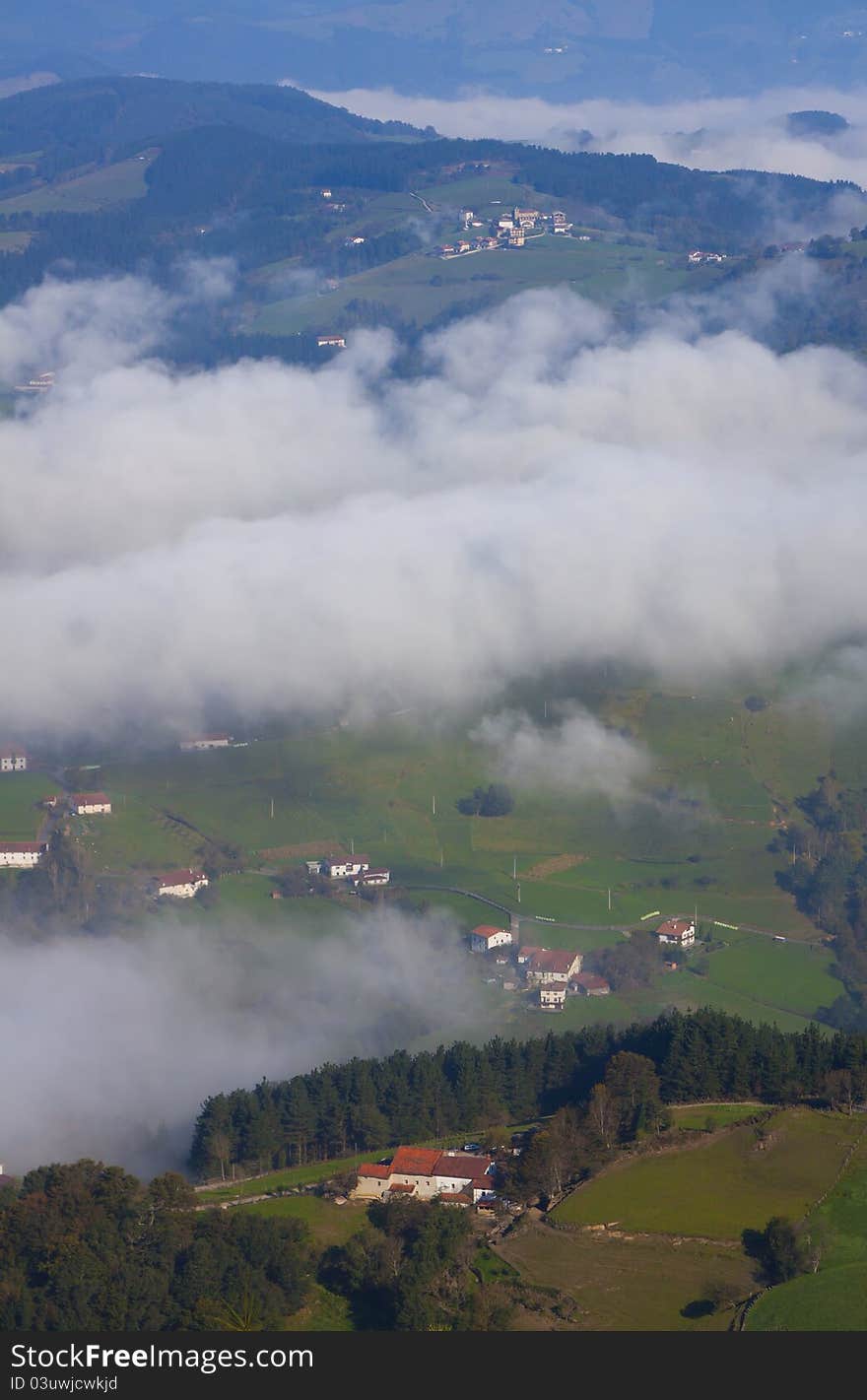 Sea of clouds in Gipuzkoa