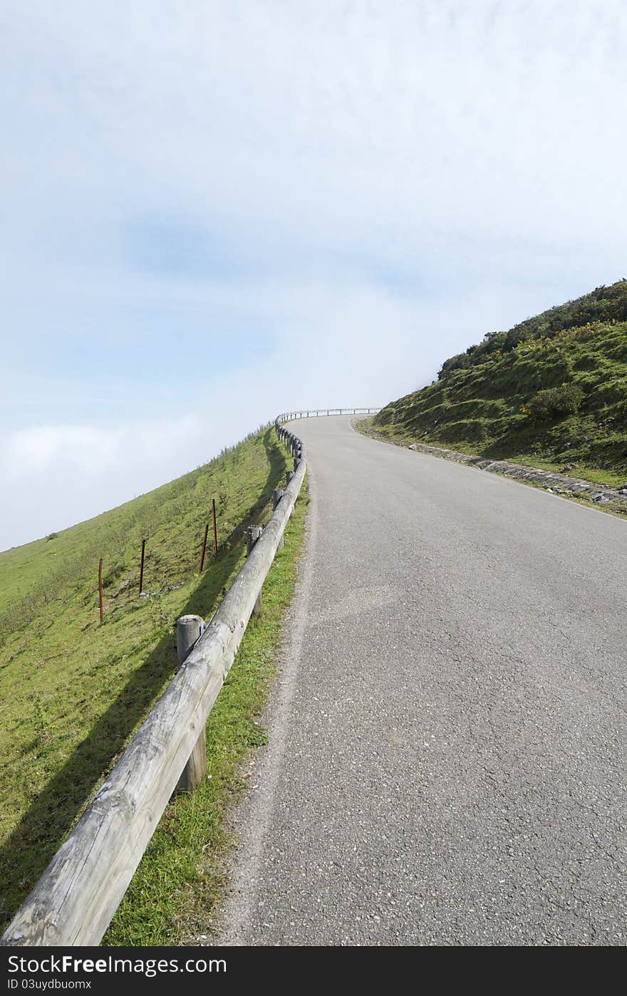 Empty road