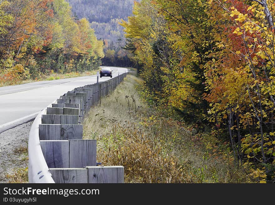 White Mountains in the fall