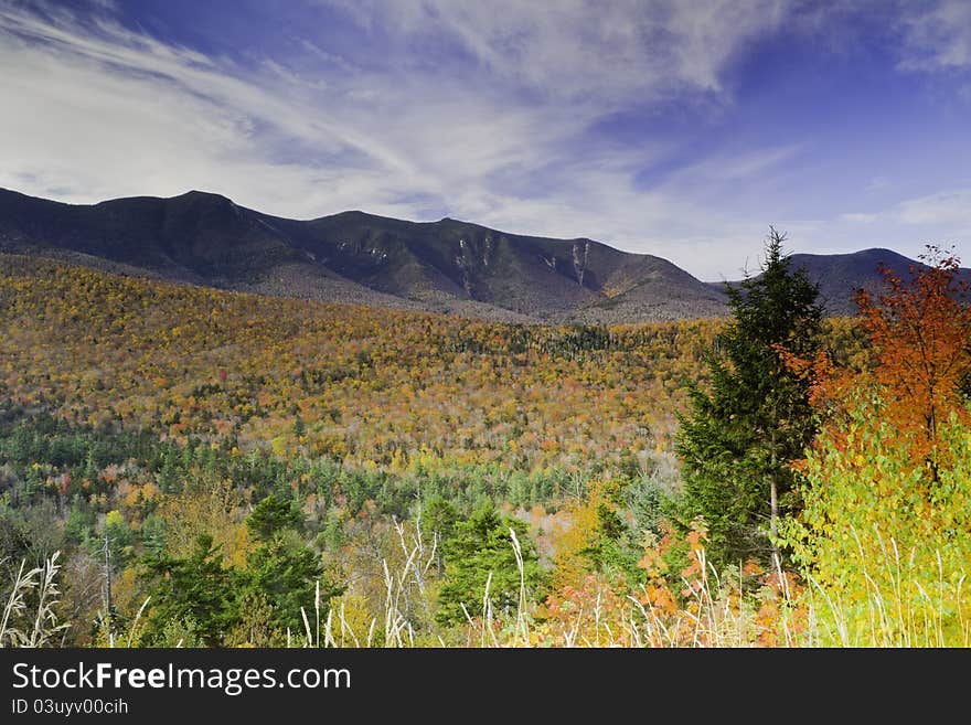 White Mountains in the autumn