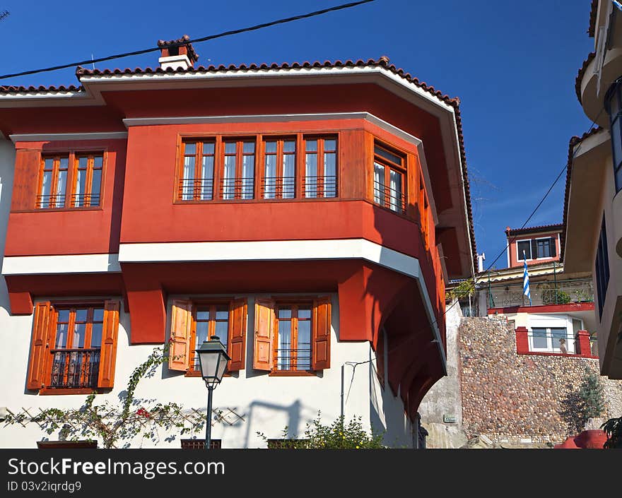 Traditional house at Thessaloniki, Greece