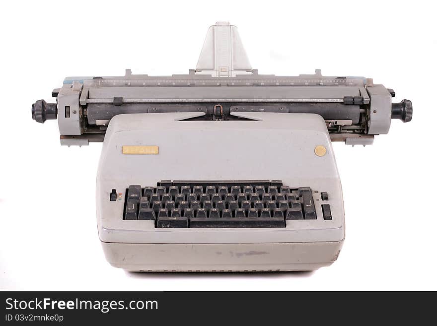 Old vintage typewriter