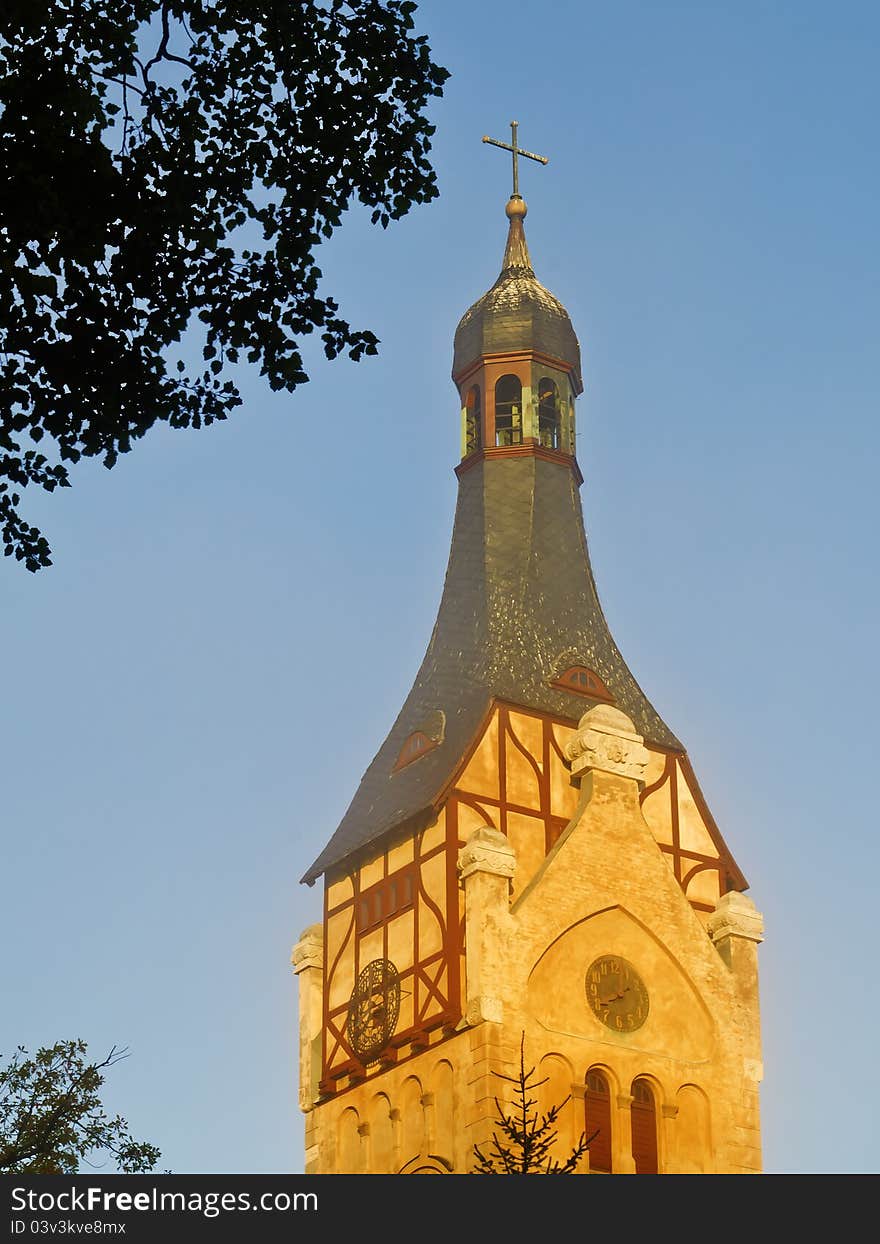 Lutheran church in Dubulti, Latvia