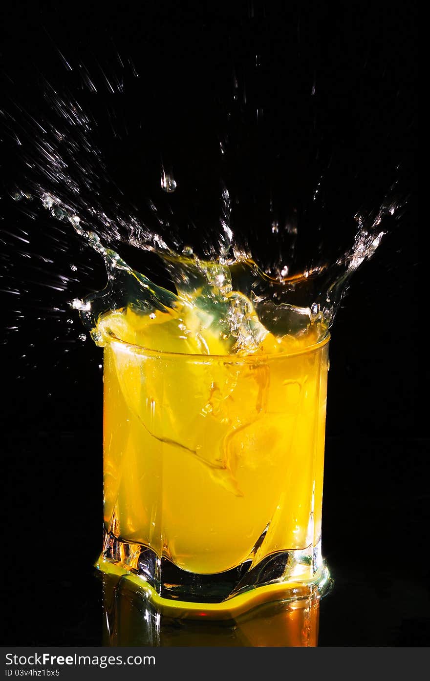 Splash of orange juice