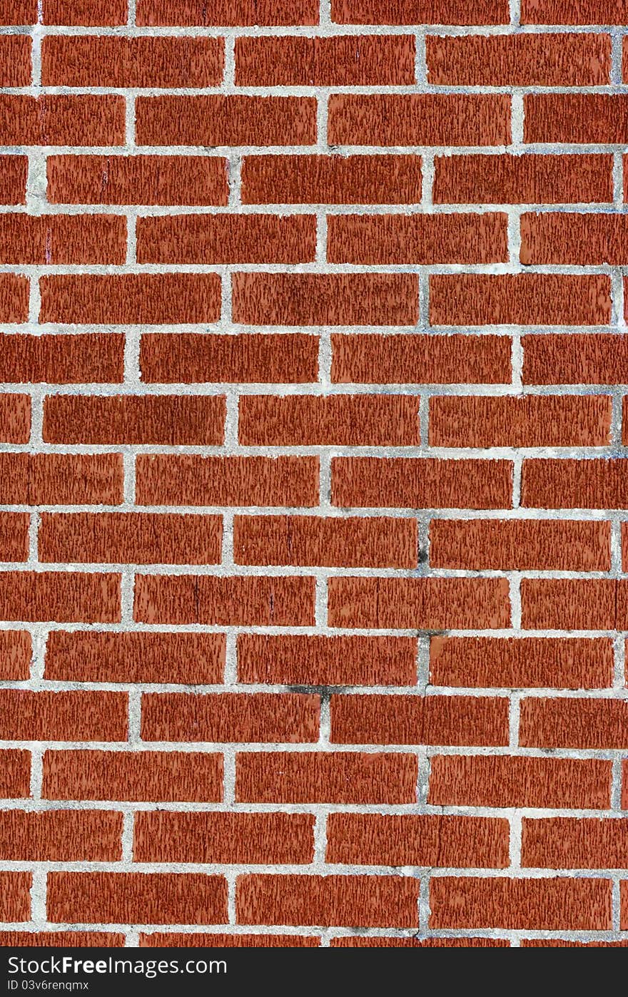 An old fashioned brick wall from an old house in a country side. An old fashioned brick wall from an old house in a country side.