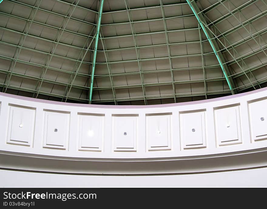 Roof Of Dome Structure Portrait Picture