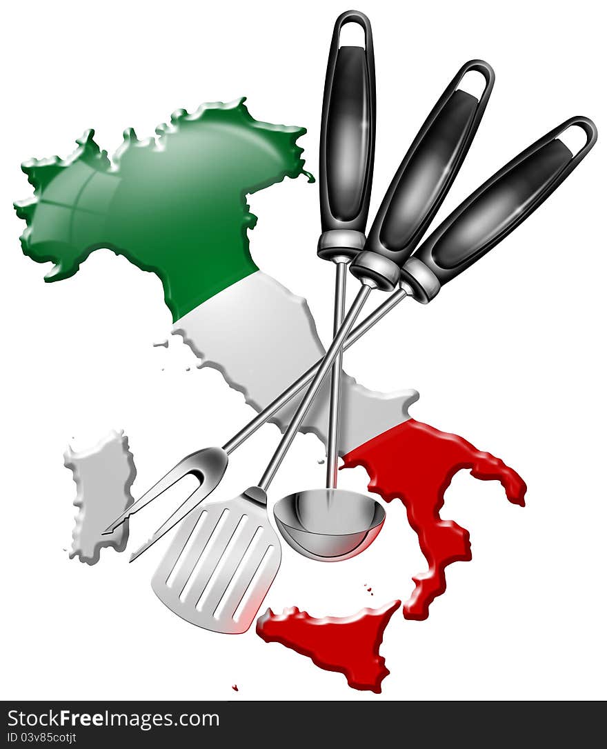 International cuisine made in Italy