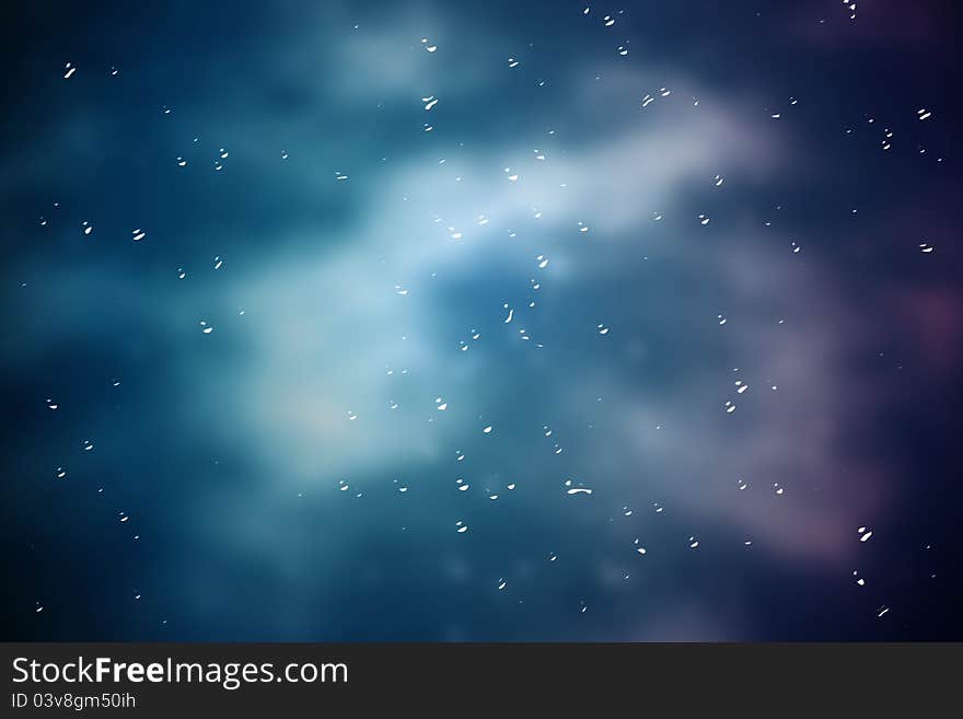 Water drops on window abstract background texture. Water drops on window abstract background texture