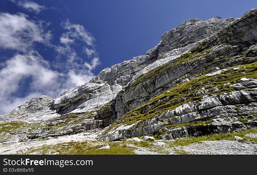 Nice weather in mountains