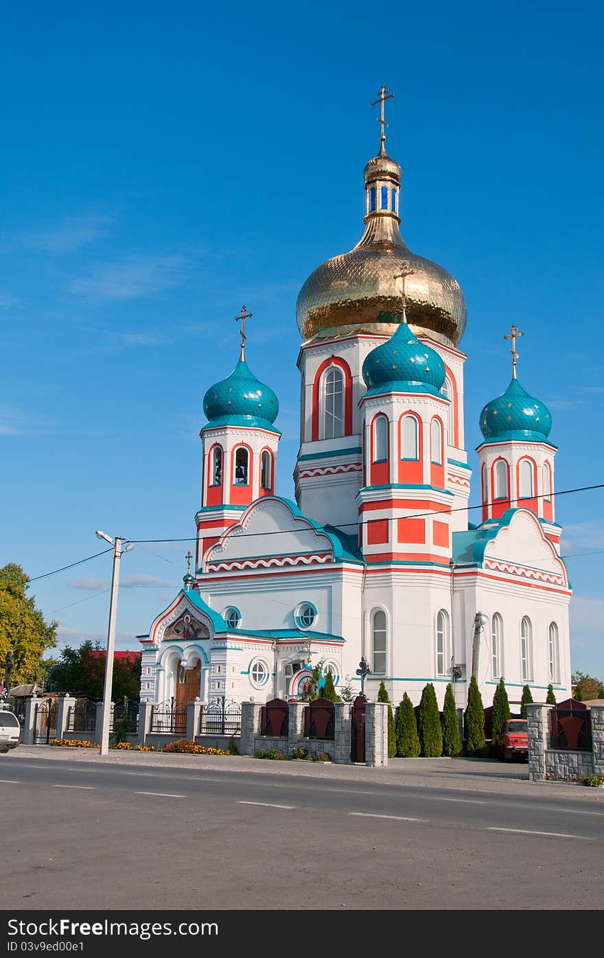 The Orthodox Church recently built in a small town