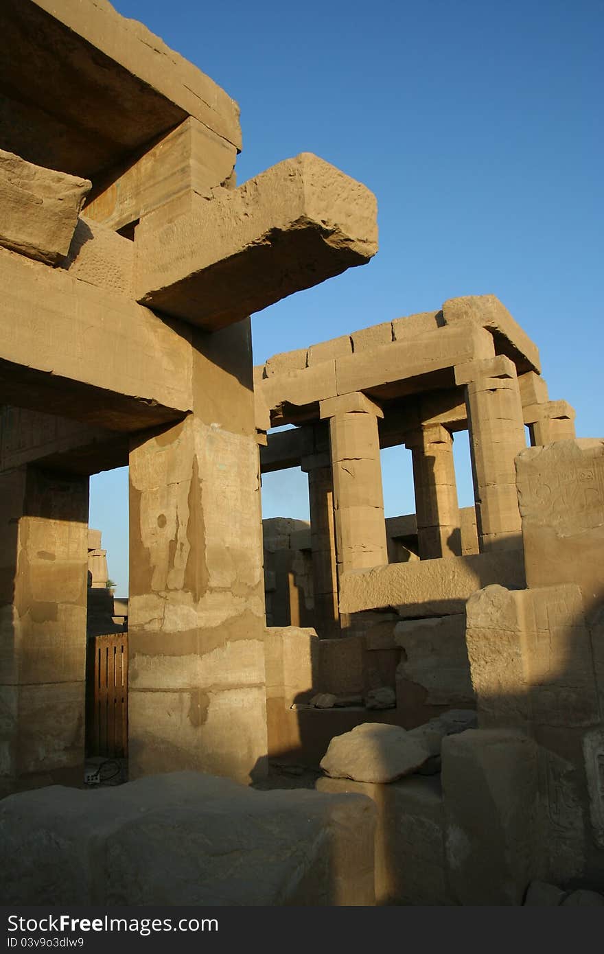 The ruin of Egyptian temple Karnak