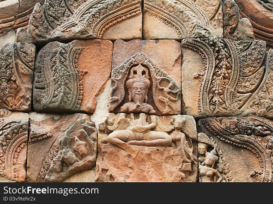 Cambodian temple, Korat, Thailand.