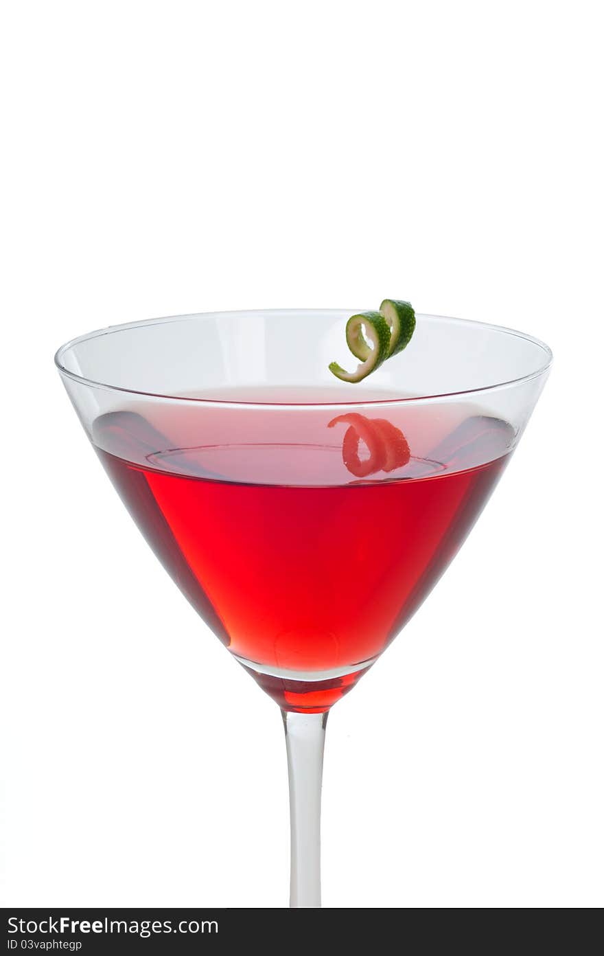 Red Martini Cocktail