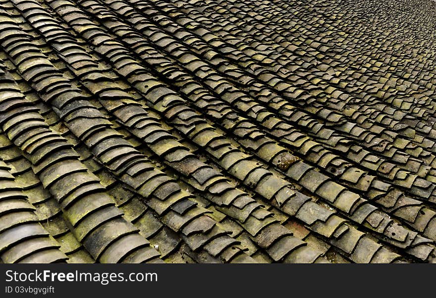 Small tiles made of clay, very practical, very beautiful