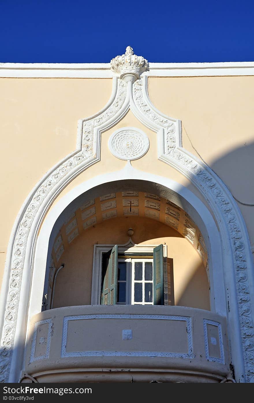 Old greek balcony