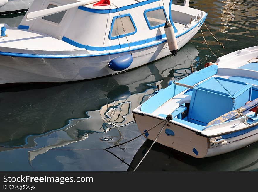 Mediterranean fishing boats