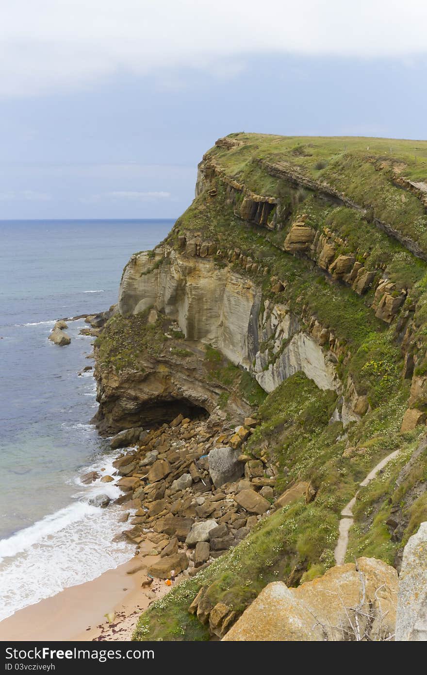 Views of cliffs and beaches