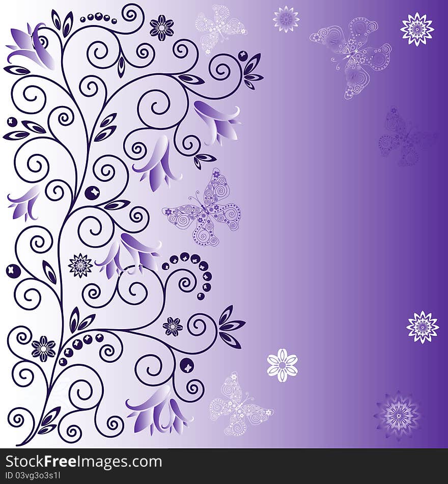 Gentle Violet Background