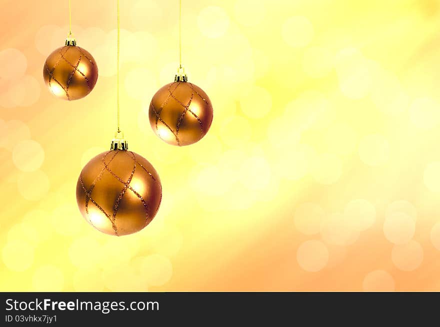 Hanging ball shape christmas decor