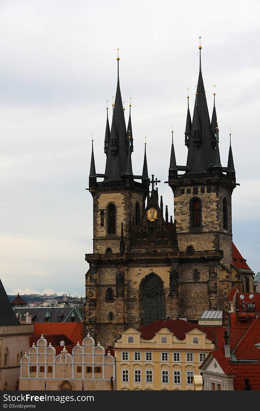 Church Our Lady before Tyn in Prague, Czech Republic