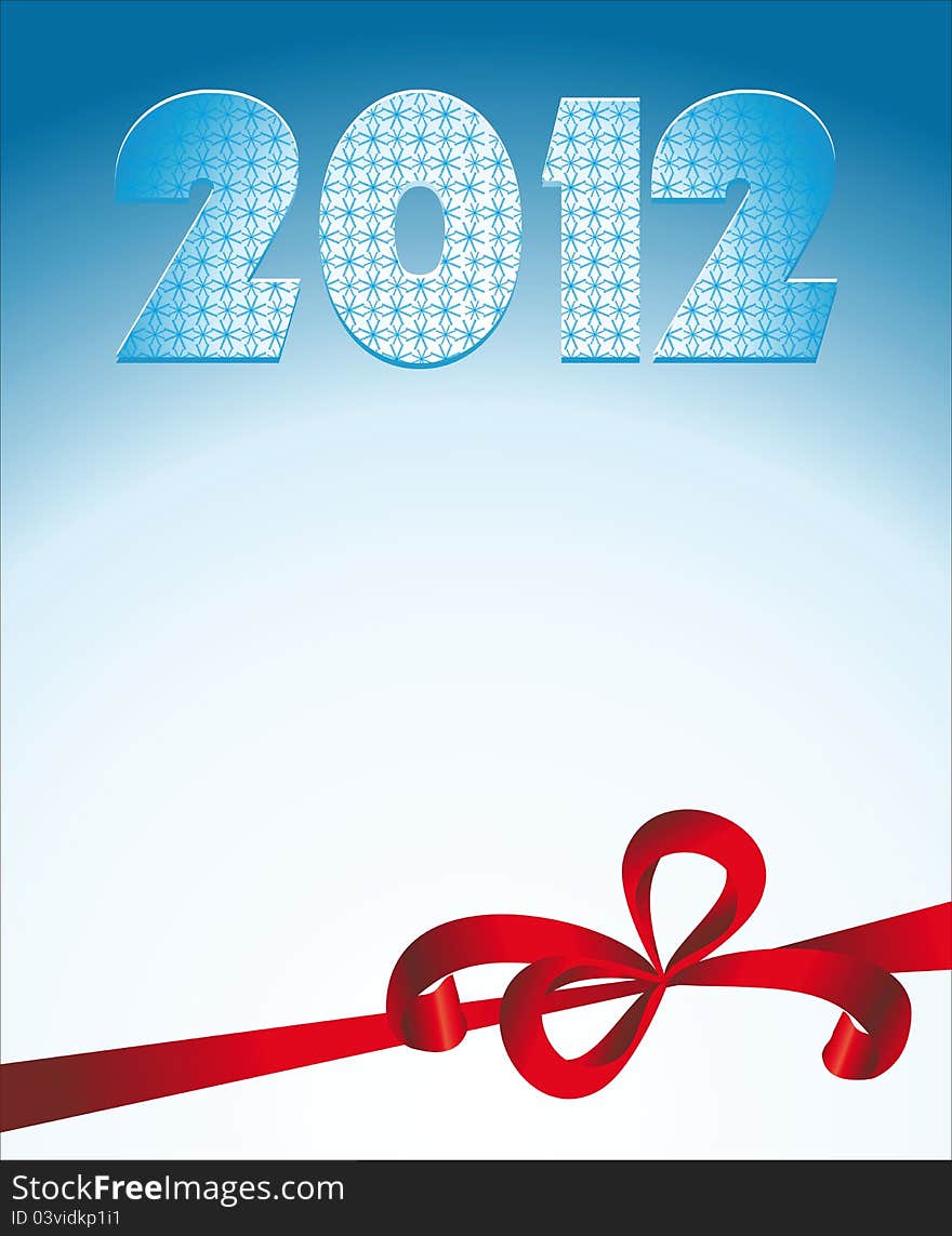 New banner with holiday decorations for greeting poster. New banner with holiday decorations for greeting poster