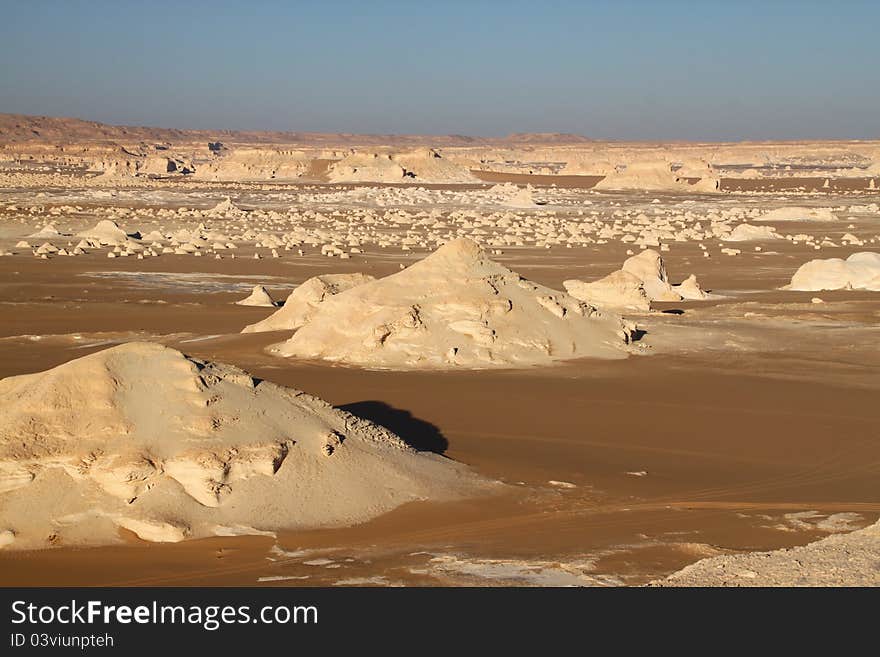 View of the White Desert, Egypt