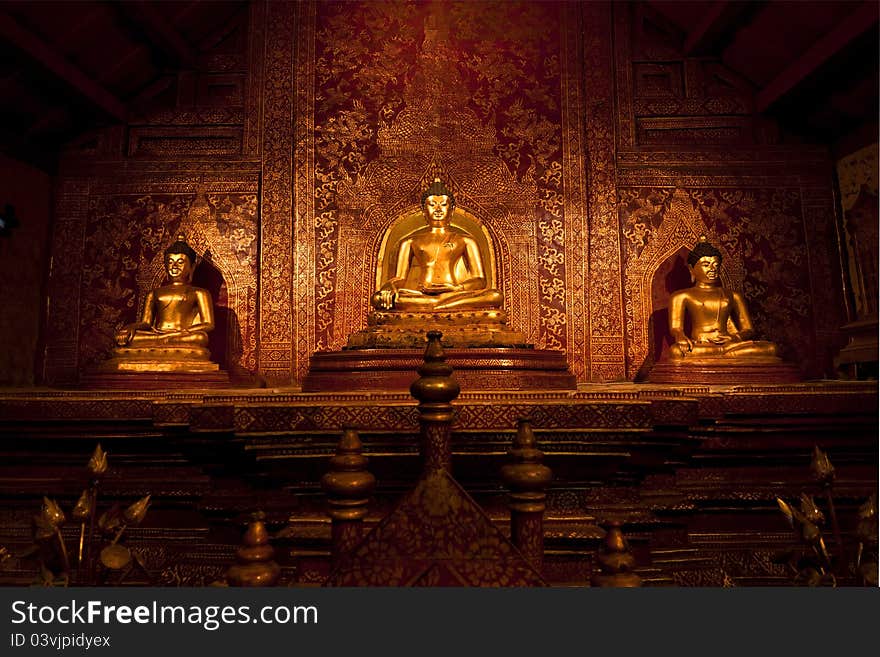 Golden Buddha.