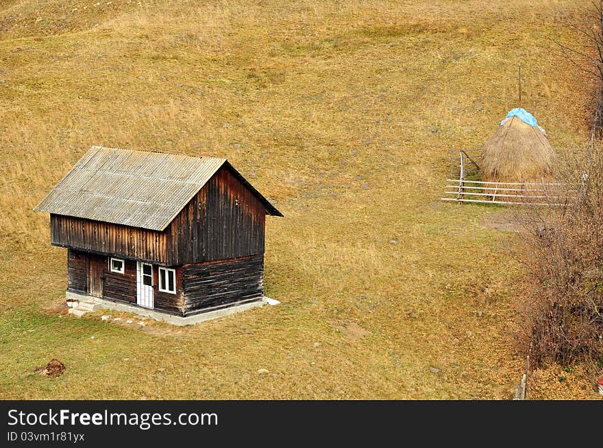 Traditional village house from Transylvania. Traditional village house from Transylvania