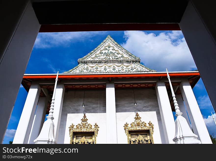 Thai Temple in Bangkok, the Chao Phraya River. Thai Temple in Bangkok, the Chao Phraya River.