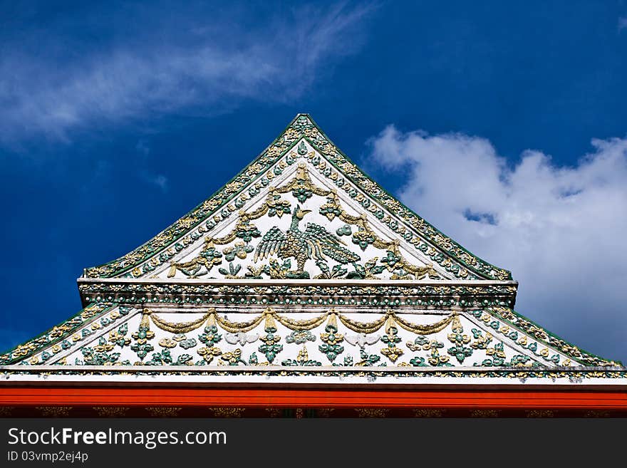 Thai Temple in Bangkok, Thailand. Thai Temple in Bangkok, Thailand