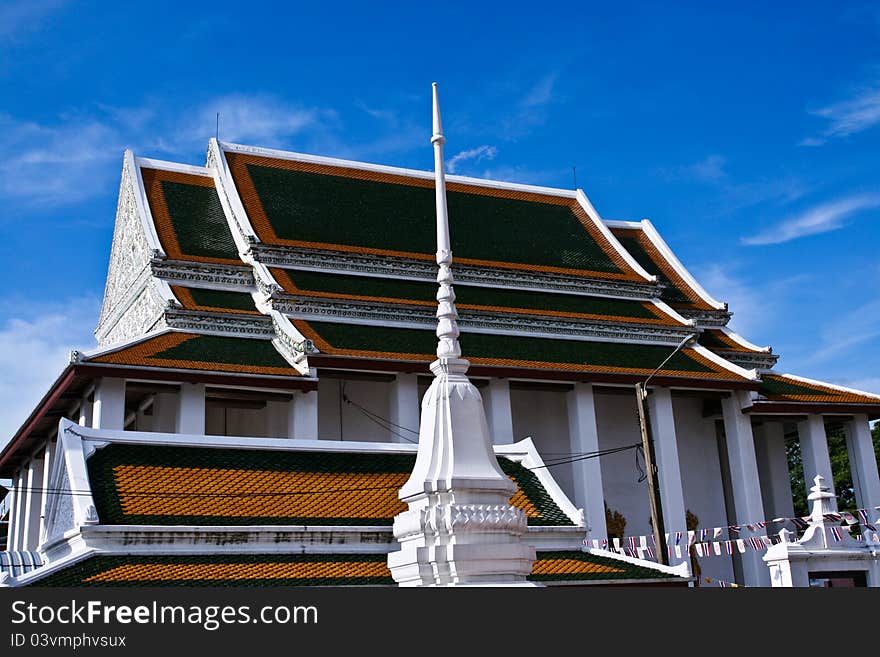 Thai Temple in Bangkok, Thailand. Thai Temple in Bangkok, Thailand