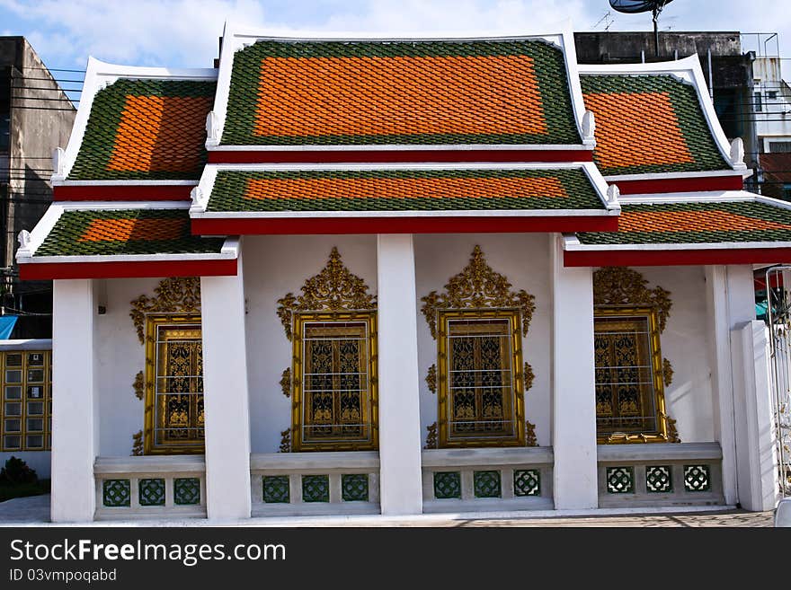 Thai Temple in Bangkok, Thailand. Thai Temple in Bangkok, Thailand