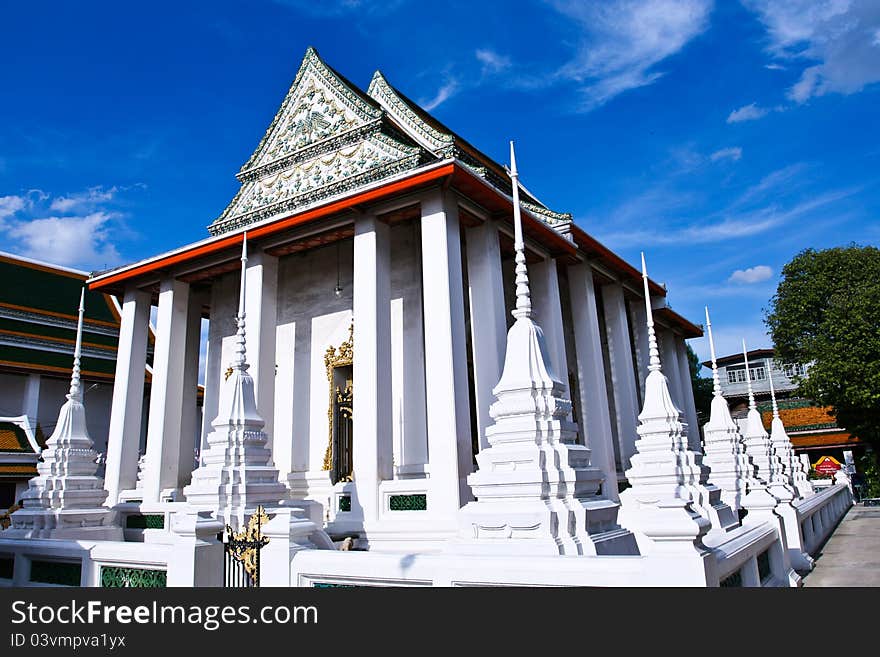 Thai Temple in Bangkok, Thailand. Thai Temple in Bangkok, Thailand