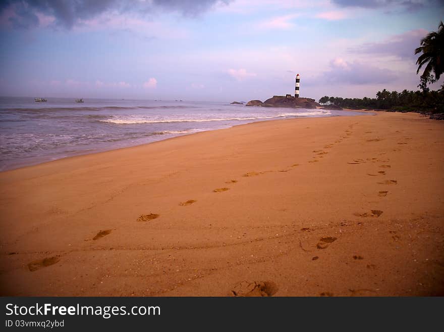 Beautiful view of beach