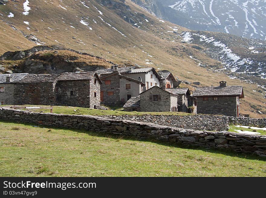 Village at Alpe Angeloga - Chiavenna - Spluga Valley