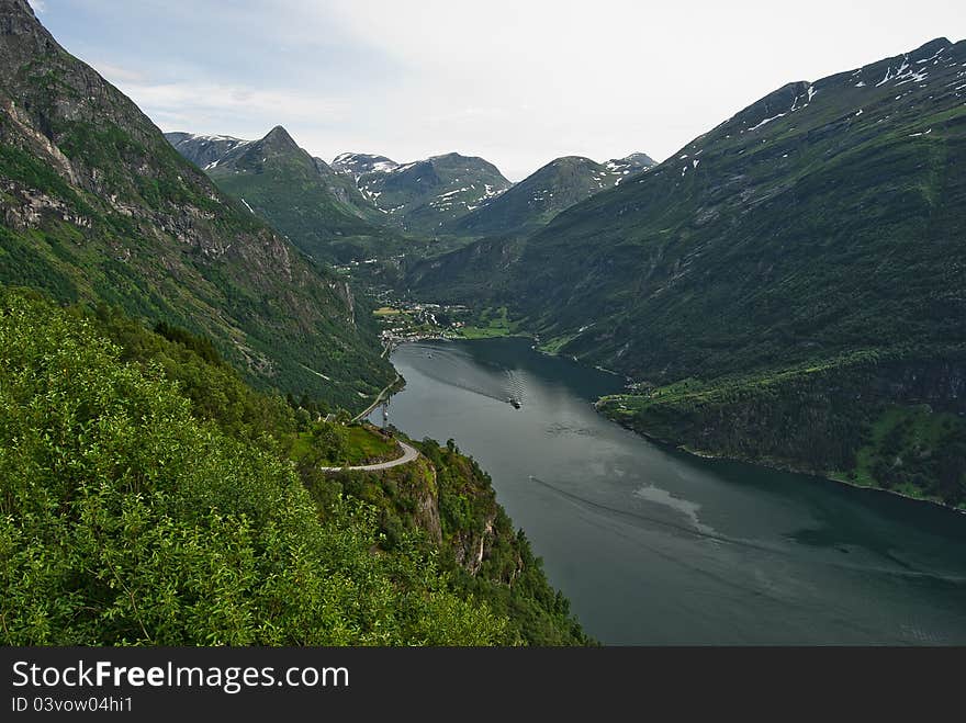 Geiranger Norway fjord